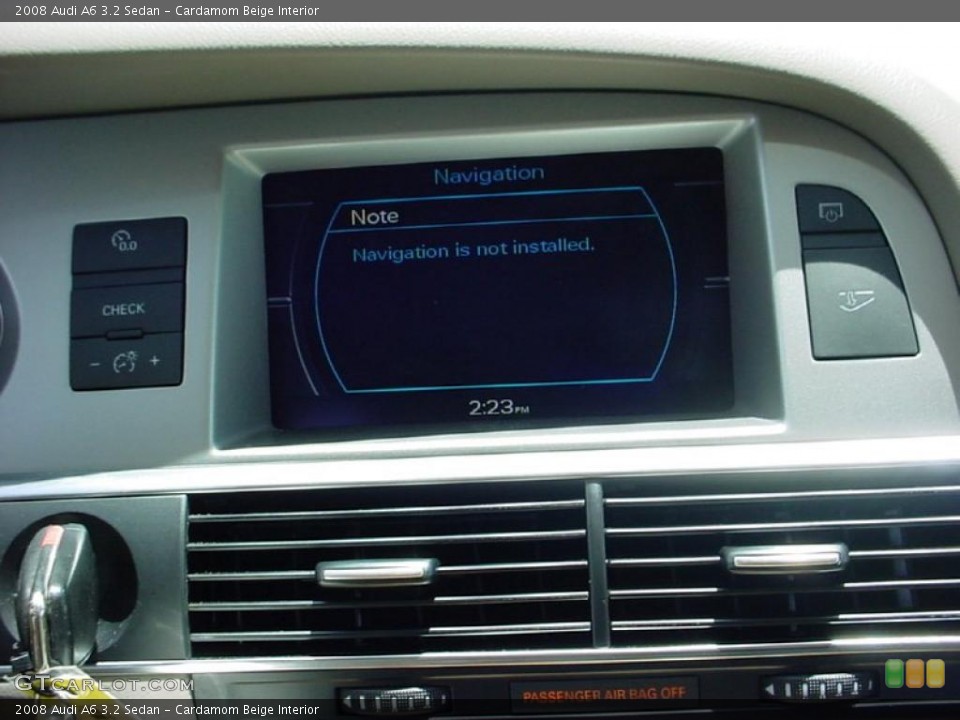 Cardamom Beige Interior Controls for the 2008 Audi A6 3.2 Sedan #39086817