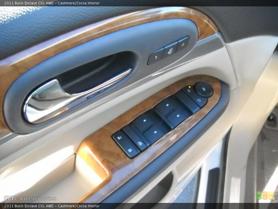 Cashmere/Cocoa Interior Controls for the 2011 Buick Enclave CXL AWD #39086881