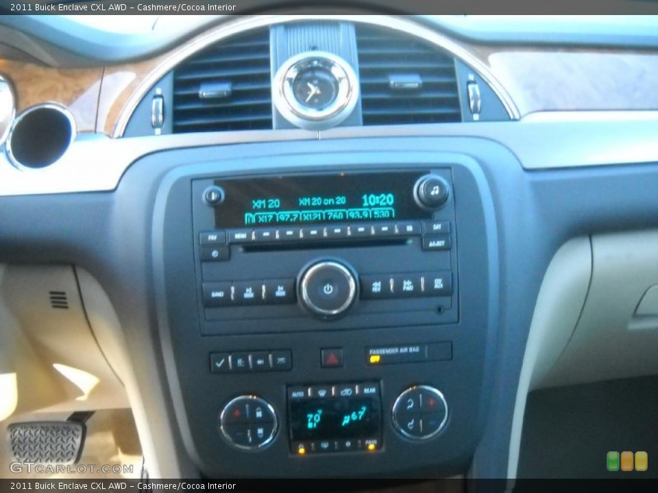 Cashmere/Cocoa Interior Controls for the 2011 Buick Enclave CXL AWD #39086897