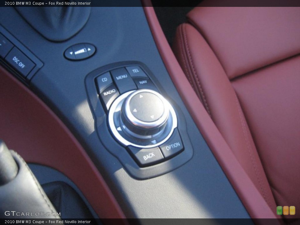 Fox Red Novillo Interior Controls for the 2010 BMW M3 Coupe #39087285