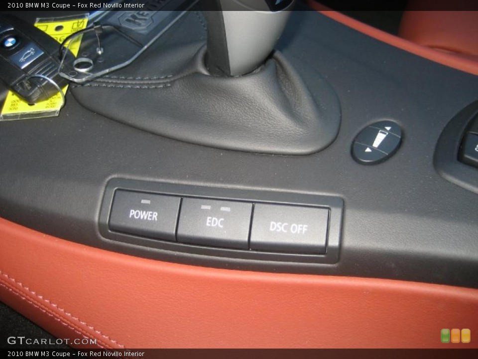 Fox Red Novillo Interior Controls for the 2010 BMW M3 Coupe #39087301