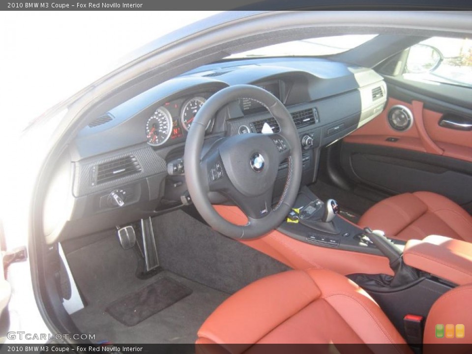 Fox Red Novillo Interior Prime Interior for the 2010 BMW M3 Coupe #39087329