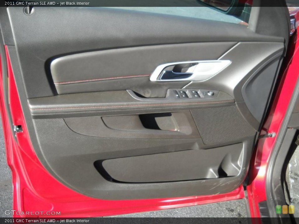 Jet Black Interior Door Panel for the 2011 GMC Terrain SLE AWD #39087493