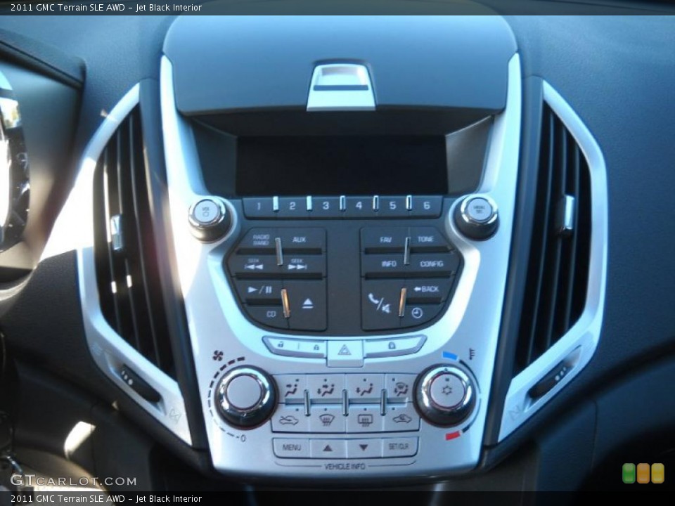 Jet Black Interior Controls for the 2011 GMC Terrain SLE AWD #39087569