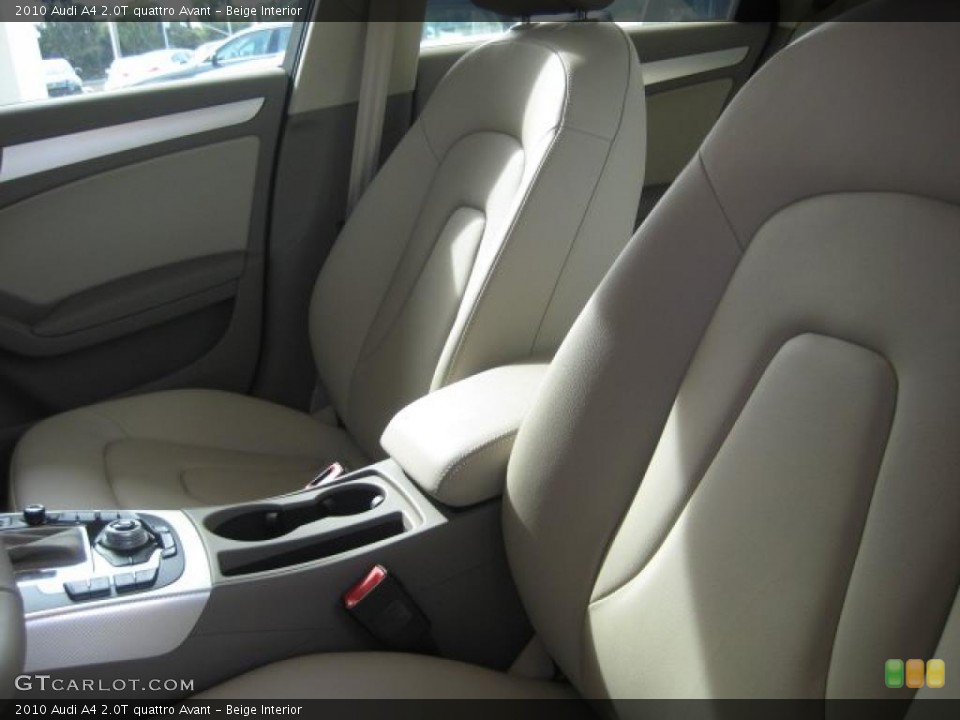 Beige Interior Photo for the 2010 Audi A4 2.0T quattro Avant #39087597