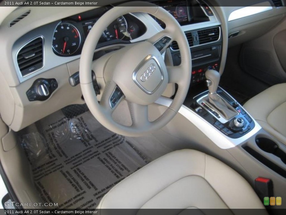 Cardamom Beige Interior Prime Interior for the 2011 Audi A4 2.0T Sedan #39087737