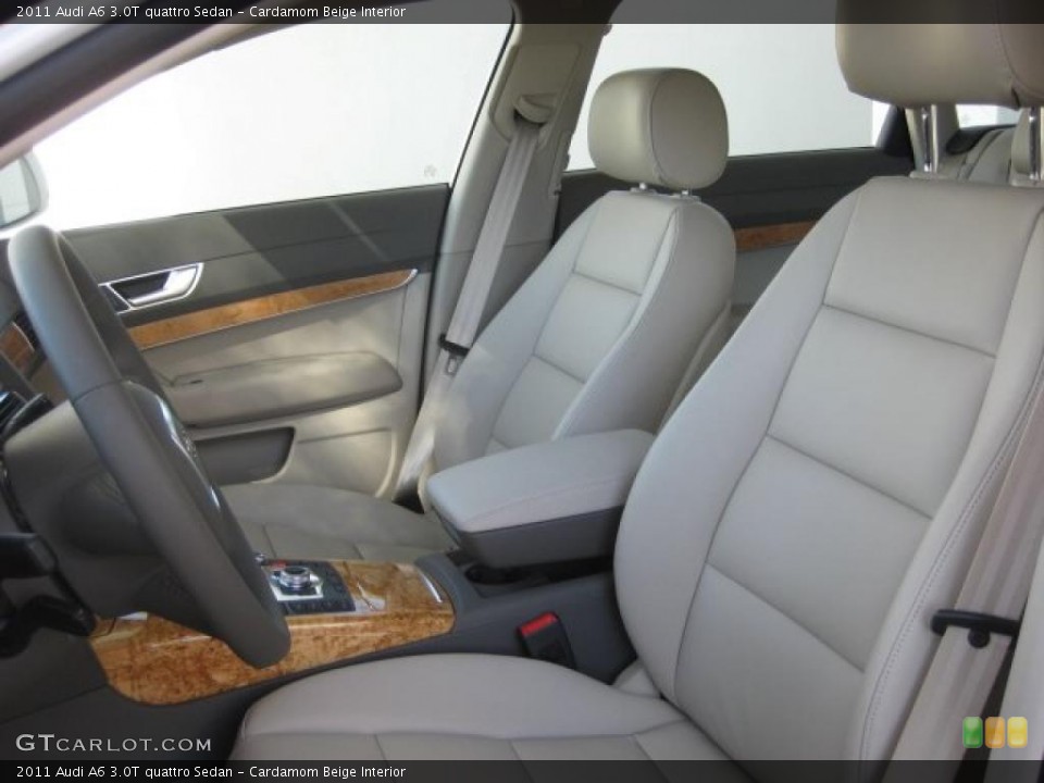 Cardamom Beige Interior Photo for the 2011 Audi A6 3.0T quattro Sedan #39088065