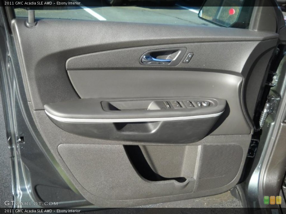 Ebony Interior Door Panel for the 2011 GMC Acadia SLE AWD #39088117