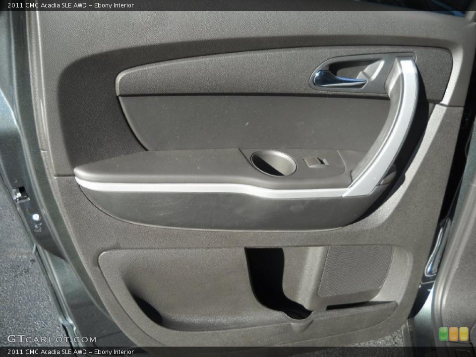 Ebony Interior Door Panel for the 2011 GMC Acadia SLE AWD #39088189