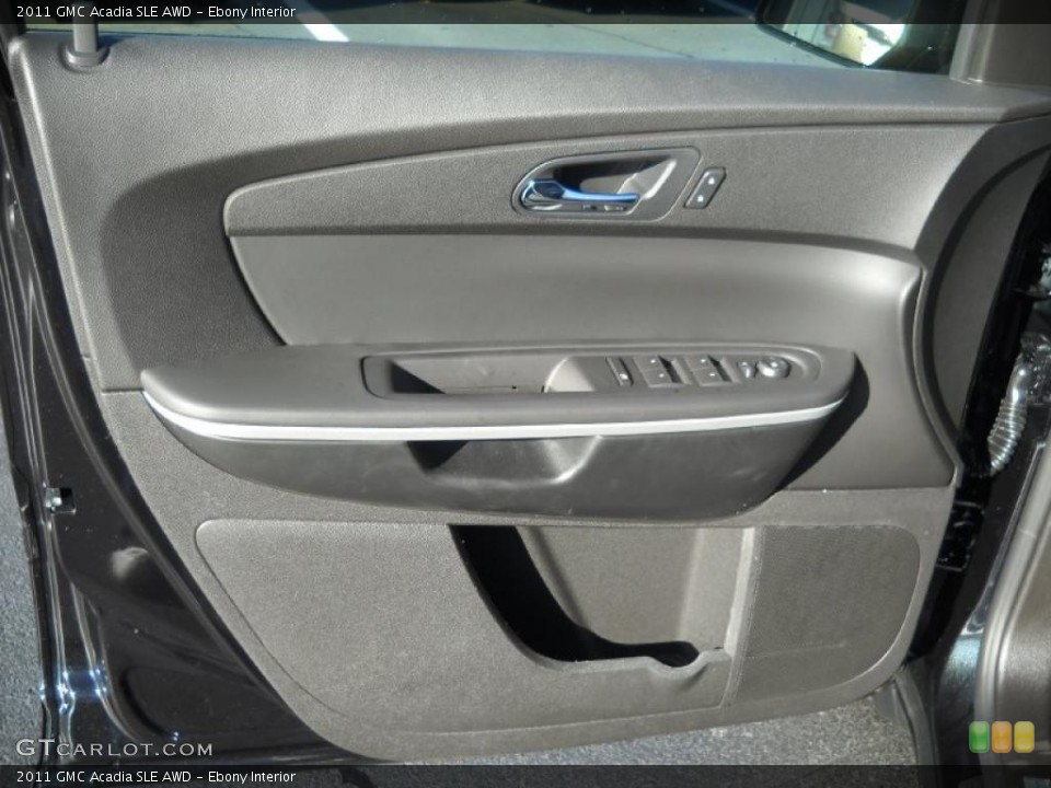 Ebony Interior Door Panel for the 2011 GMC Acadia SLE AWD #39088550