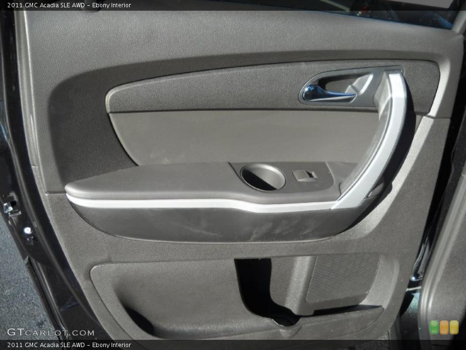 Ebony Interior Door Panel for the 2011 GMC Acadia SLE AWD #39088602