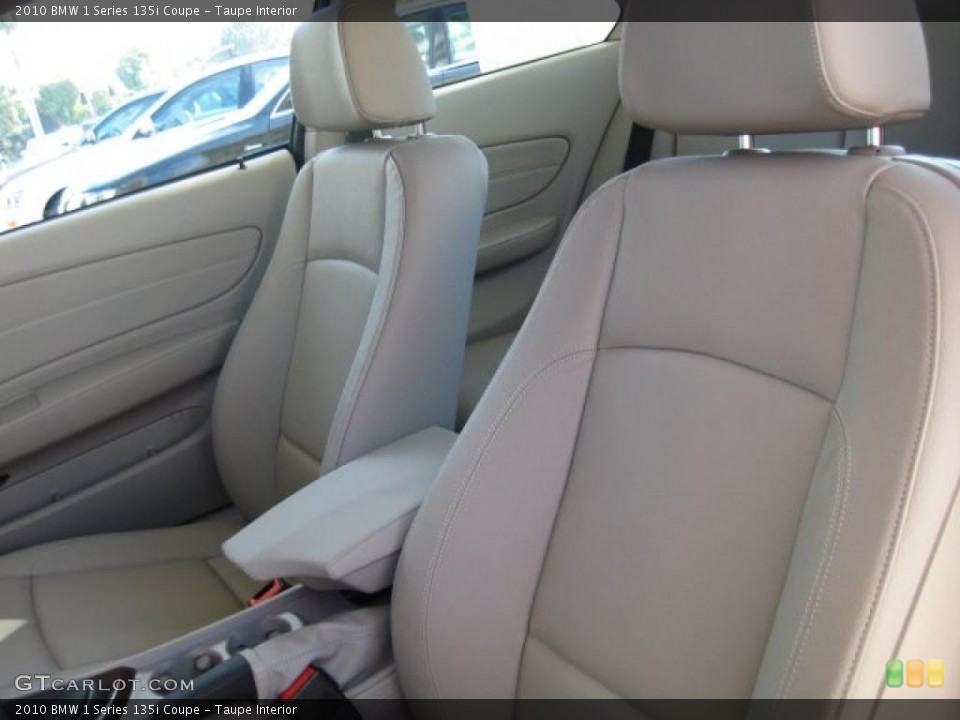Taupe Interior Photo for the 2010 BMW 1 Series 135i Coupe #39088606