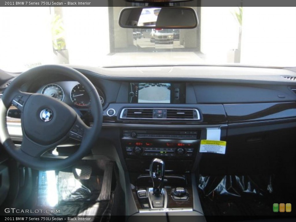 Black Interior Dashboard for the 2011 BMW 7 Series 750Li Sedan #39088758
