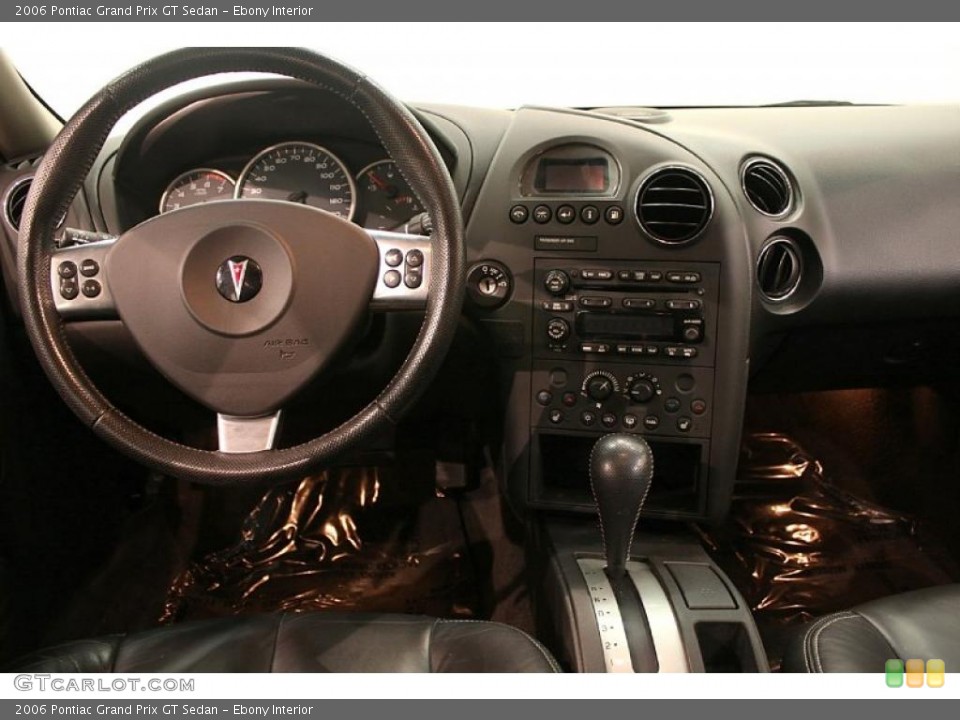 Ebony Interior Dashboard for the 2006 Pontiac Grand Prix GT Sedan #39088770