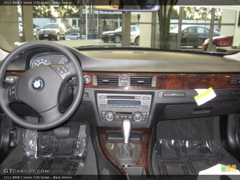Black Interior Dashboard for the 2011 BMW 3 Series 328i Sedan #39088814