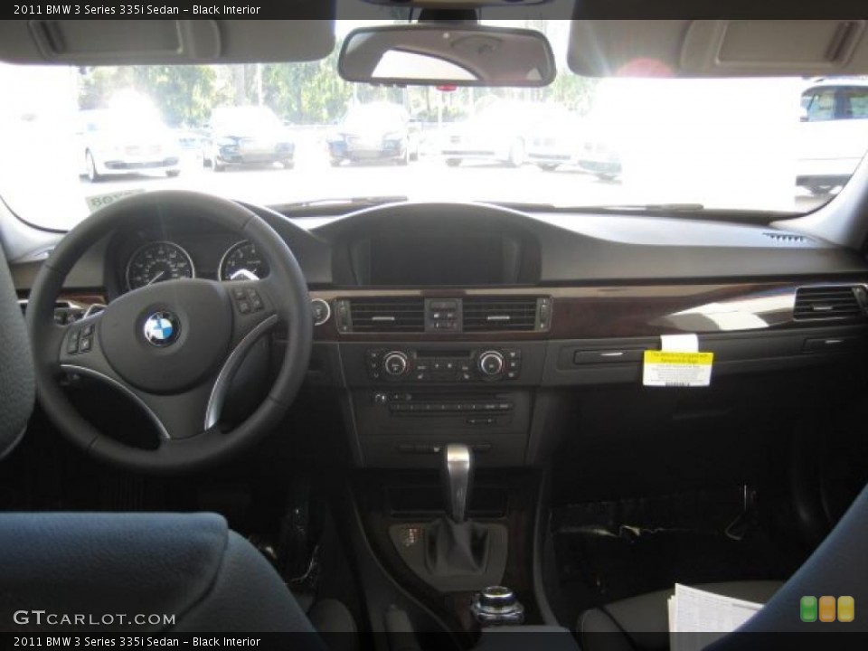 Black Interior Dashboard for the 2011 BMW 3 Series 335i Sedan #39088882