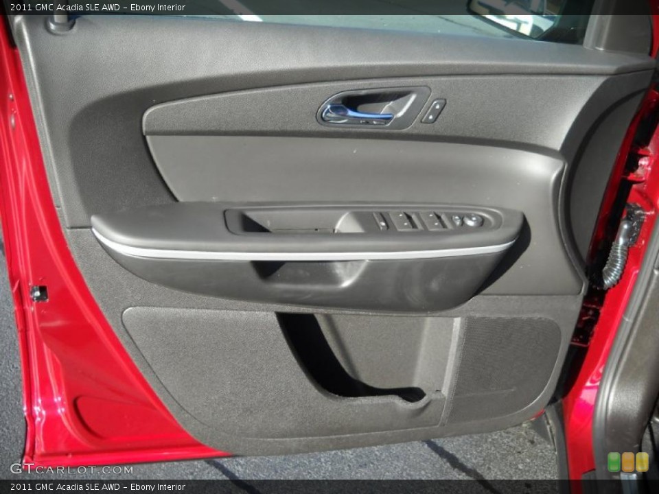 Ebony Interior Door Panel for the 2011 GMC Acadia SLE AWD #39088898