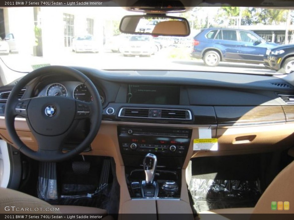 Light Saddle Interior Dashboard for the 2011 BMW 7 Series 740Li Sedan #39088938