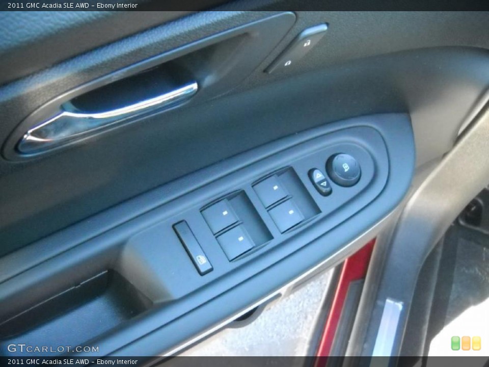 Ebony Interior Controls for the 2011 GMC Acadia SLE AWD #39088946