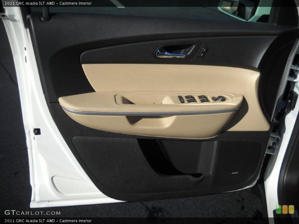 Cashmere Interior Door Panel for the 2011 GMC Acadia SLT AWD #39089214