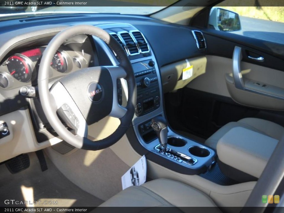 Cashmere Interior Prime Interior for the 2011 GMC Acadia SLT AWD #39089438