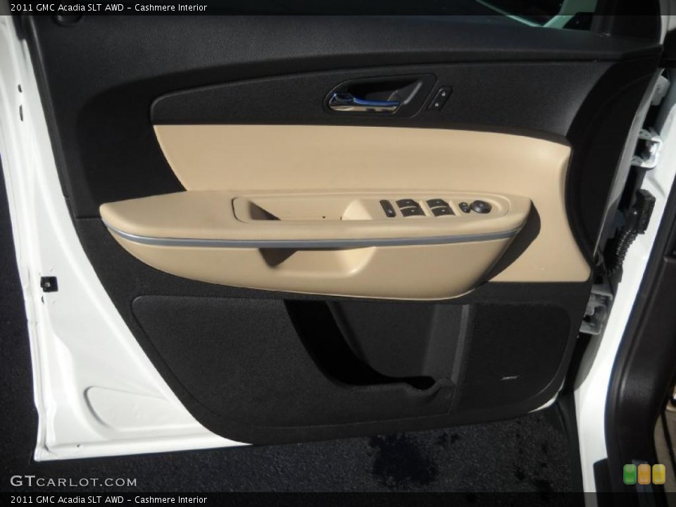 Cashmere Interior Door Panel for the 2011 GMC Acadia SLT AWD #39089522