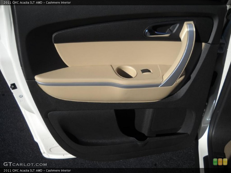 Cashmere Interior Door Panel for the 2011 GMC Acadia SLT AWD #39089554