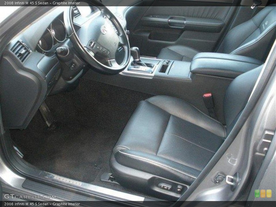 Graphite Interior Photo for the 2008 Infiniti M 45 S Sedan #39089642