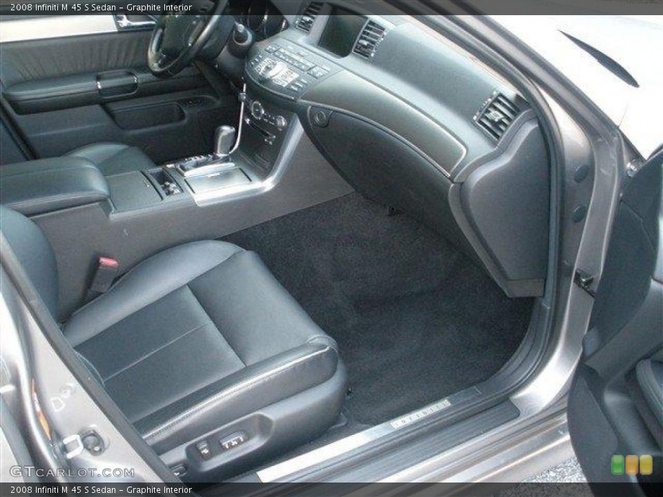 Graphite Interior Photo for the 2008 Infiniti M 45 S Sedan #39089722