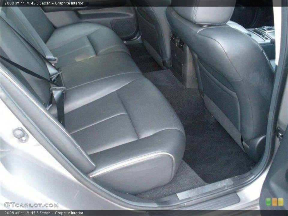 Graphite Interior Photo for the 2008 Infiniti M 45 S Sedan #39089754
