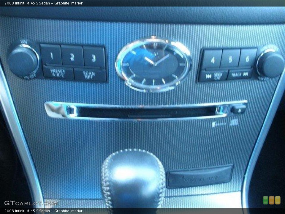 Graphite Interior Controls for the 2008 Infiniti M 45 S Sedan #39089858