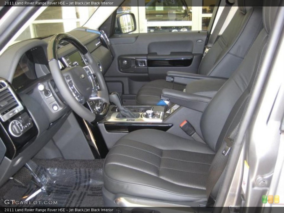 Jet Black/Jet Black Interior Photo for the 2011 Land Rover Range Rover HSE #39089886