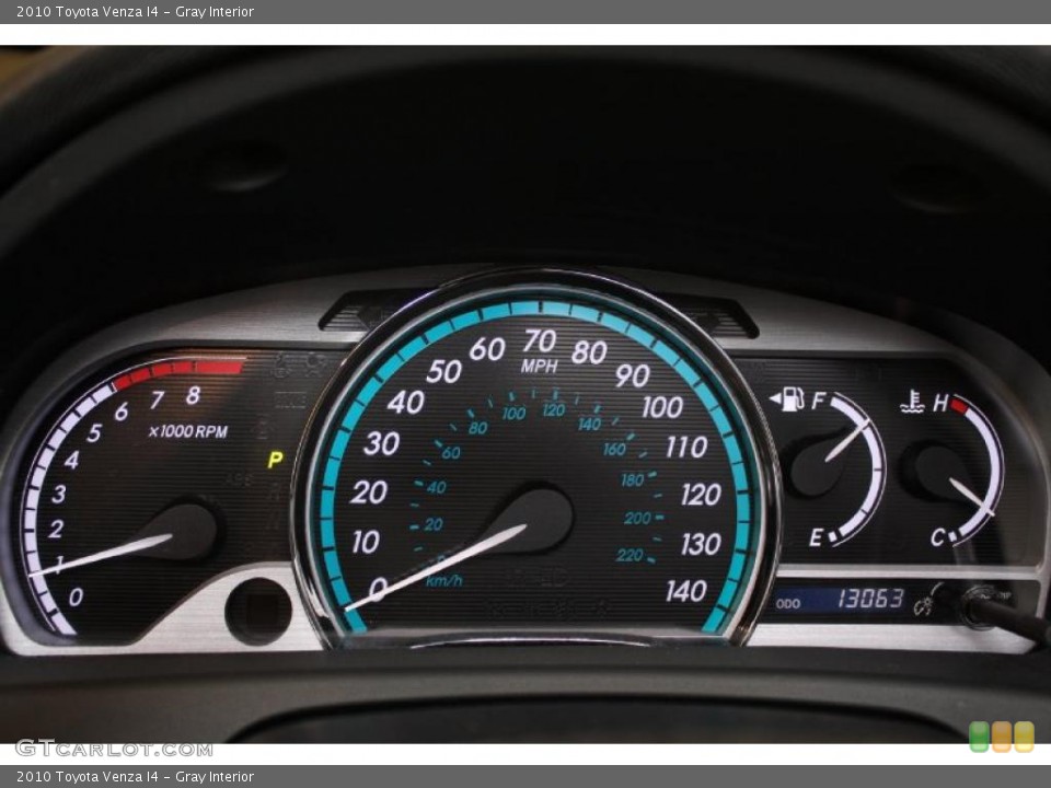 Gray Interior Gauges for the 2010 Toyota Venza I4 #39089930