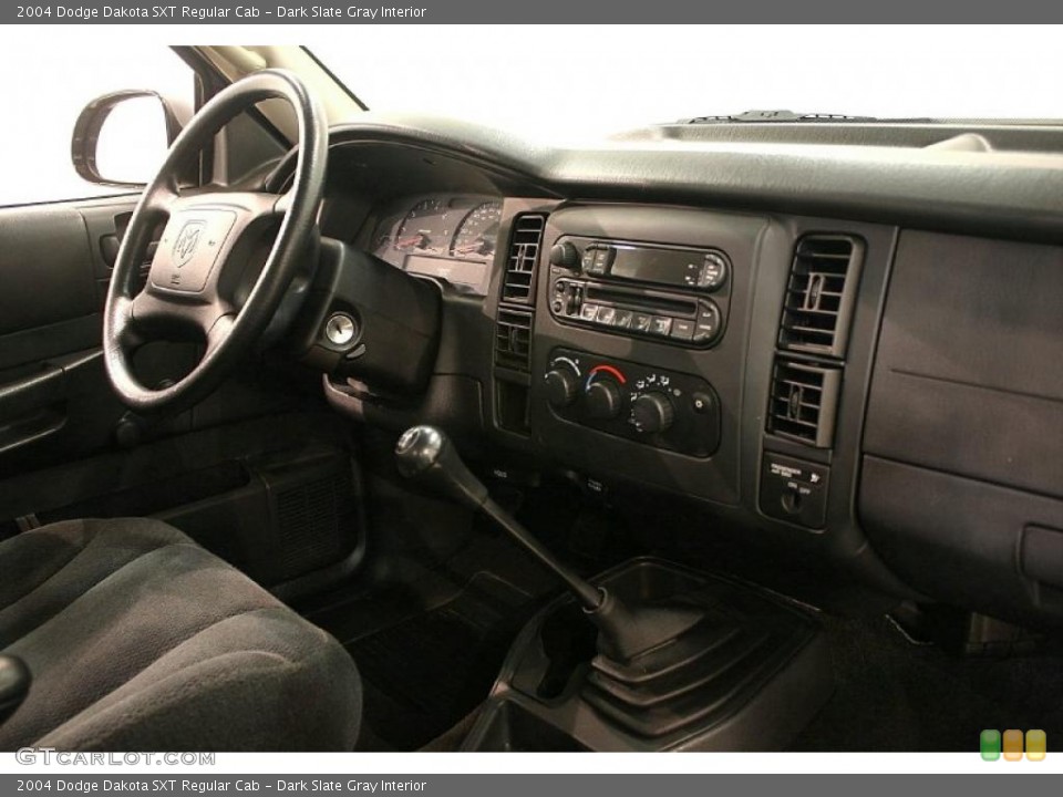 Dark Slate Gray Interior Dashboard for the 2004 Dodge Dakota SXT Regular Cab #39090746