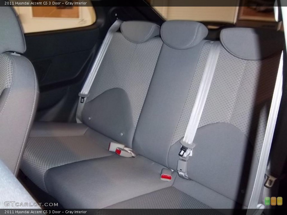 Gray Interior Photo for the 2011 Hyundai Accent GS 3 Door #39092502