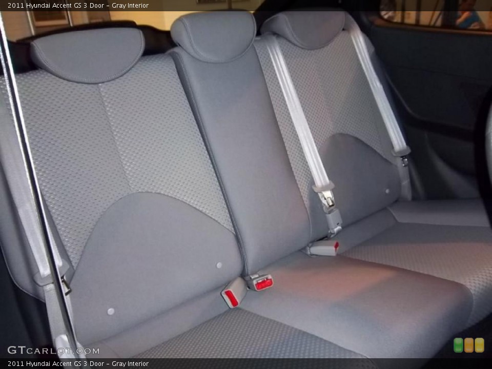 Gray Interior Photo for the 2011 Hyundai Accent GS 3 Door #39092558
