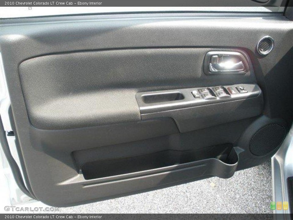 Ebony Interior Door Panel for the 2010 Chevrolet Colorado LT Crew Cab #39092782