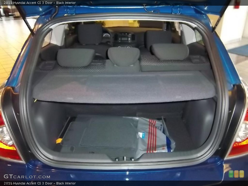 Black Interior Trunk for the 2011 Hyundai Accent GS 3 Door #39092806
