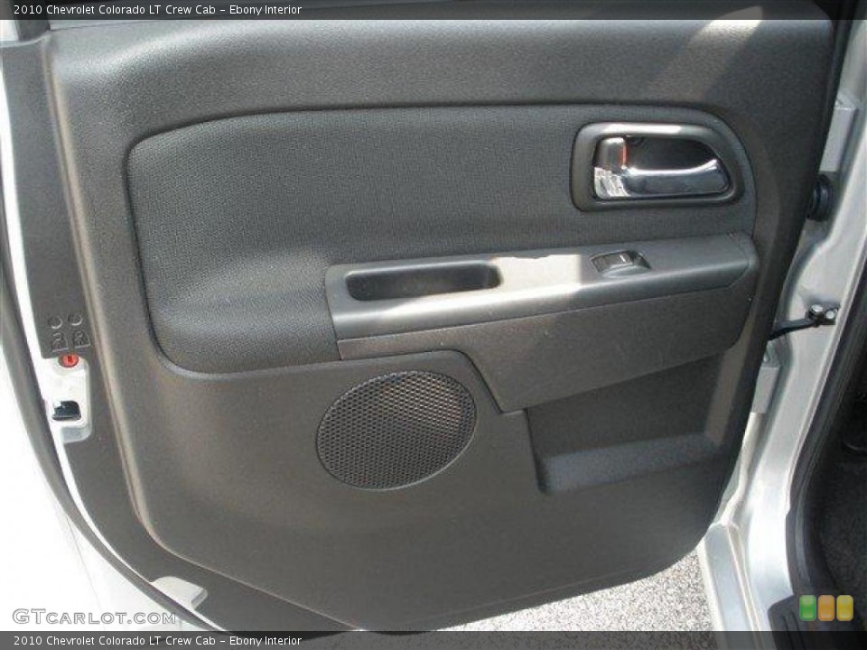 Ebony Interior Door Panel for the 2010 Chevrolet Colorado LT Crew Cab #39092818