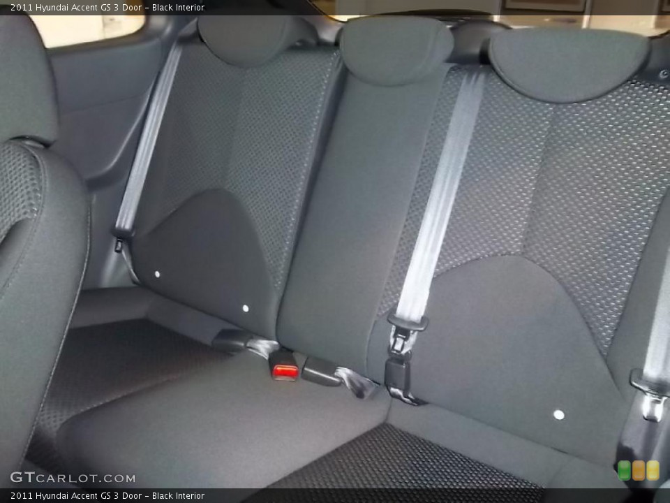 Black Interior Photo for the 2011 Hyundai Accent GS 3 Door #39092886