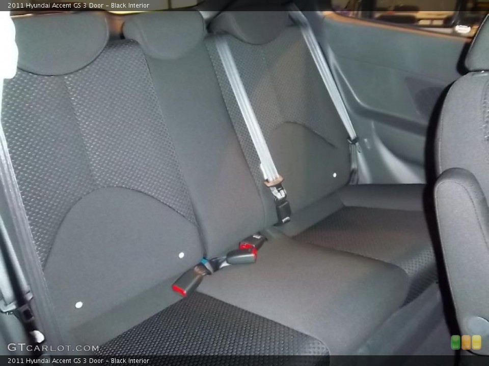 Black Interior Photo for the 2011 Hyundai Accent GS 3 Door #39092950