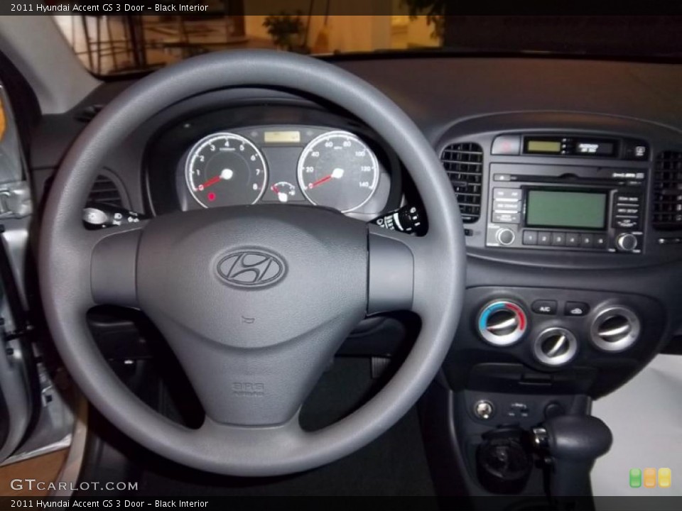 Black Interior Dashboard for the 2011 Hyundai Accent GS 3 Door #39093326