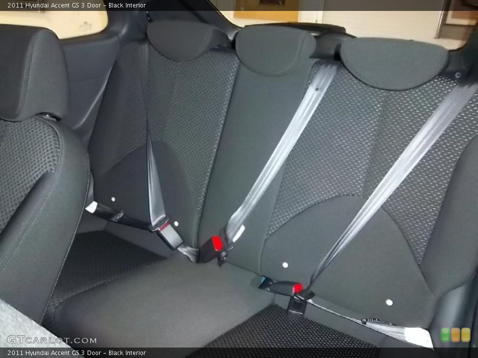 Black Interior Photo for the 2011 Hyundai Accent GS 3 Door #39093622