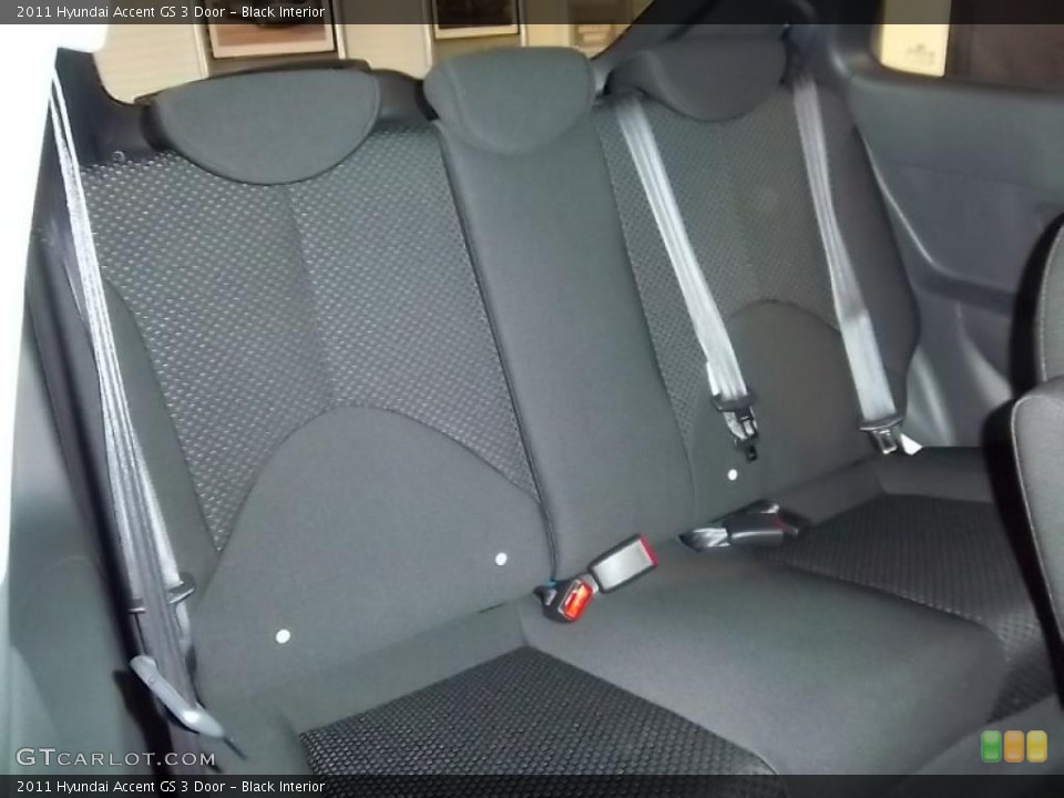 Black Interior Photo for the 2011 Hyundai Accent GS 3 Door #39093690