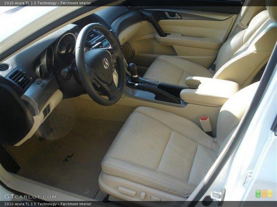 Parchment Interior Prime Interior for the 2010 Acura TL 3.5 Technology #39093914