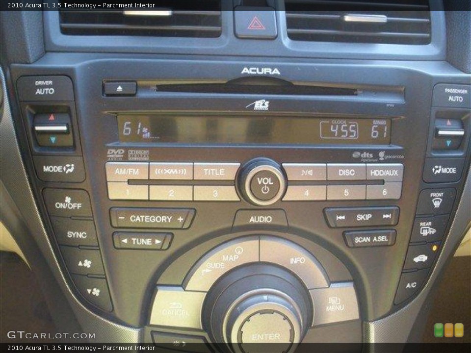 Parchment Interior Controls for the 2010 Acura TL 3.5 Technology #39094098