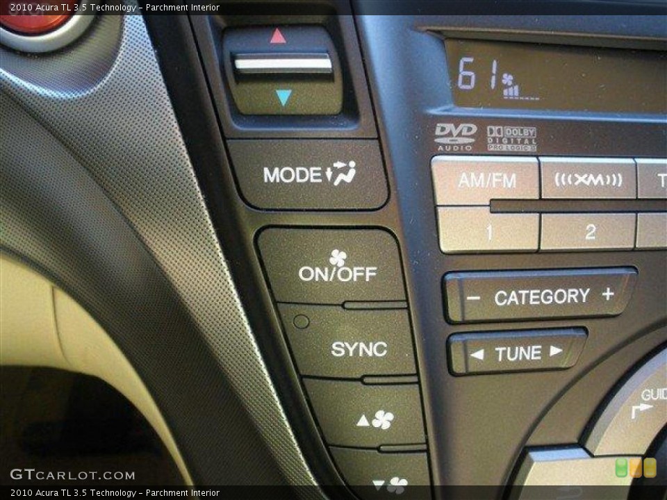 Parchment Interior Controls for the 2010 Acura TL 3.5 Technology #39094138
