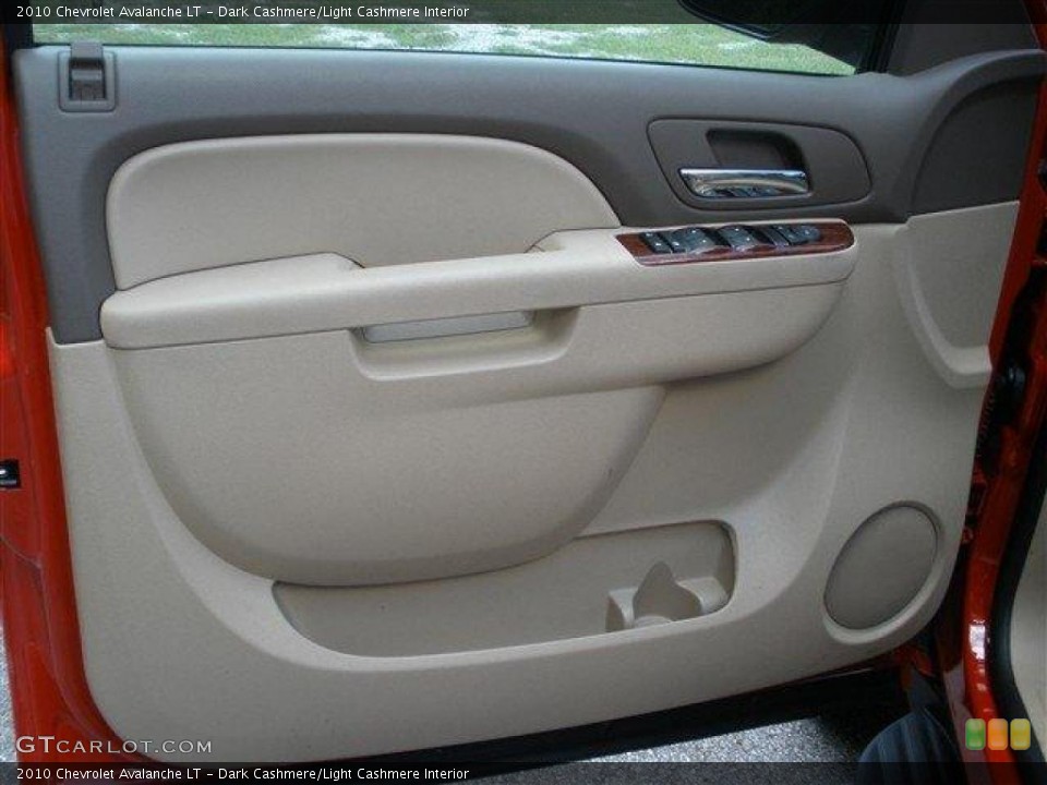 Dark Cashmere/Light Cashmere Interior Door Panel for the 2010 Chevrolet Avalanche LT #39094386