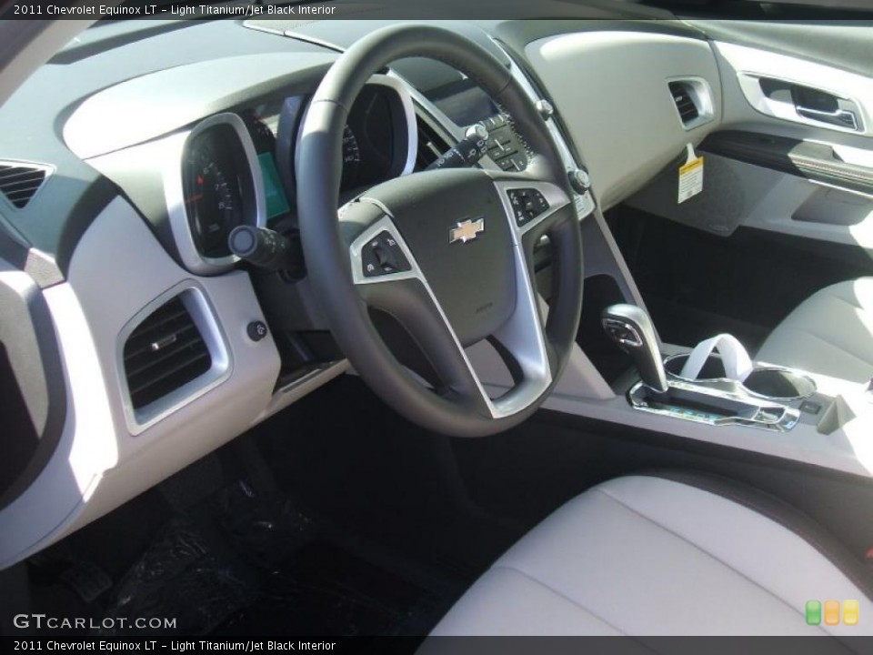 Light Titanium/Jet Black Interior Prime Interior for the 2011 Chevrolet Equinox LT #39095194
