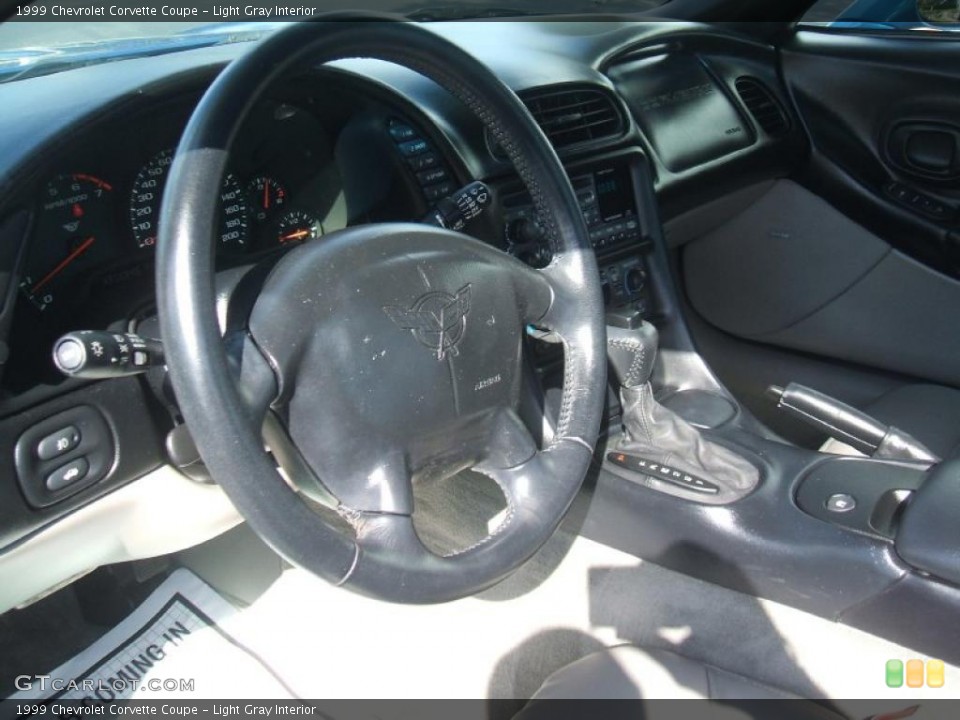 Light Gray Interior Steering Wheel for the 1999 Chevrolet Corvette Coupe #39095386